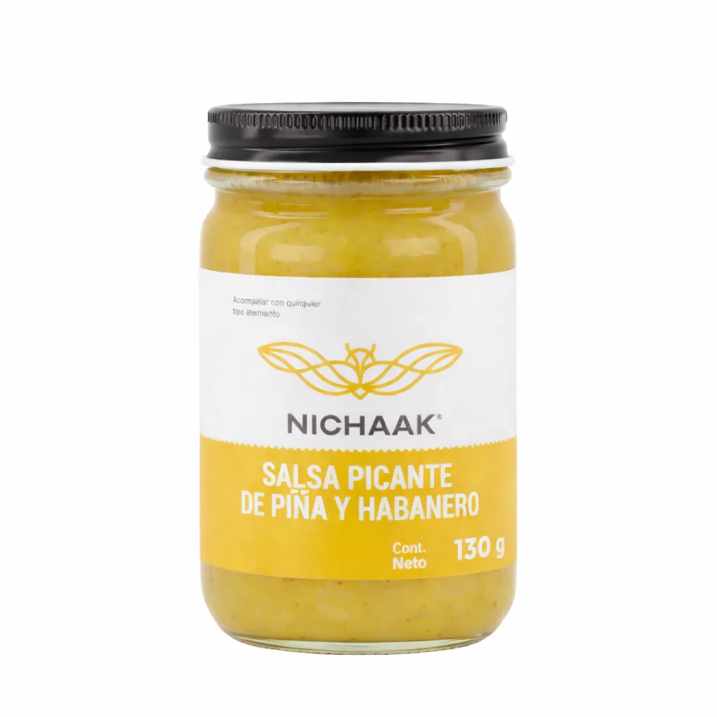 Salsa de piña con habanero