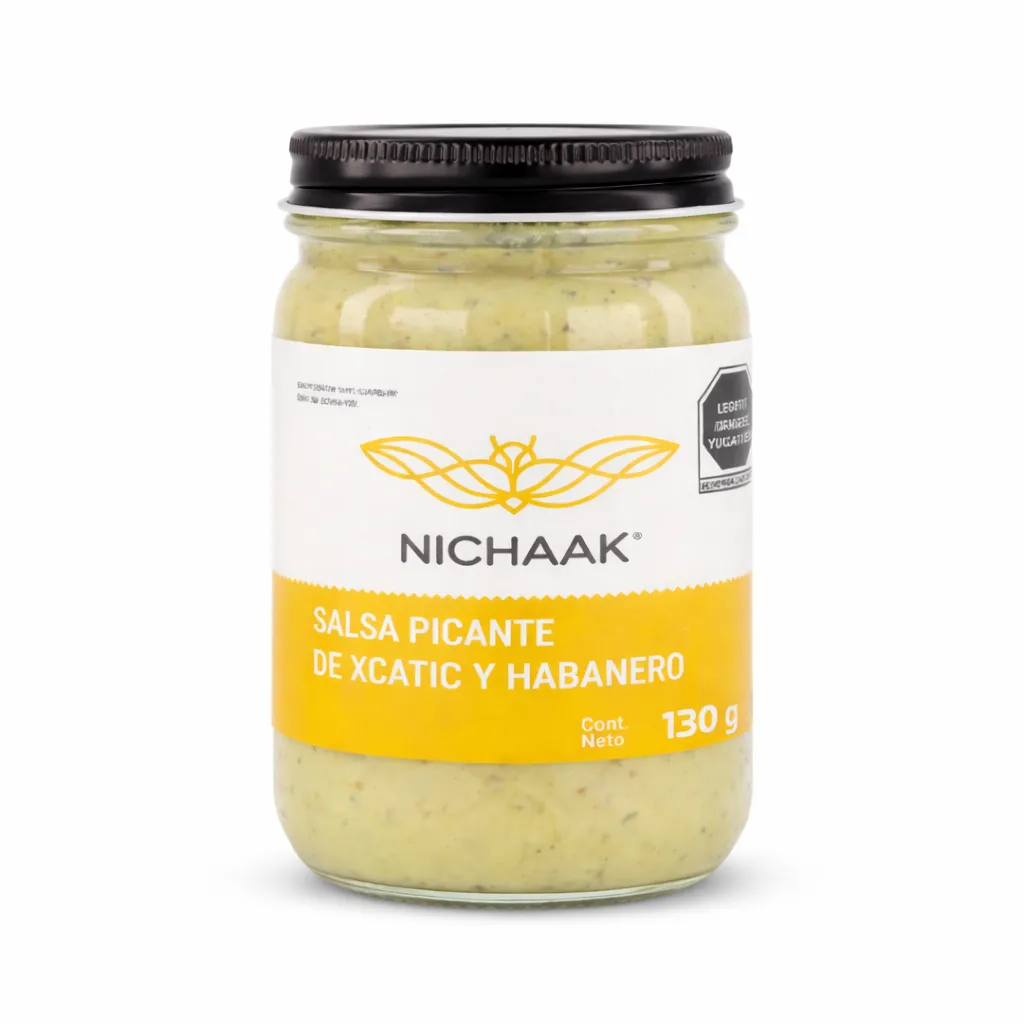 Salsa de Xkatic con habanero